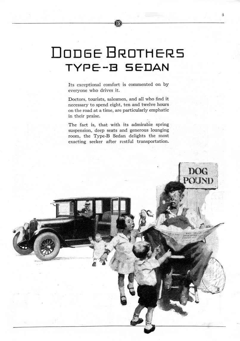 1925 Dodge Auto Advertising